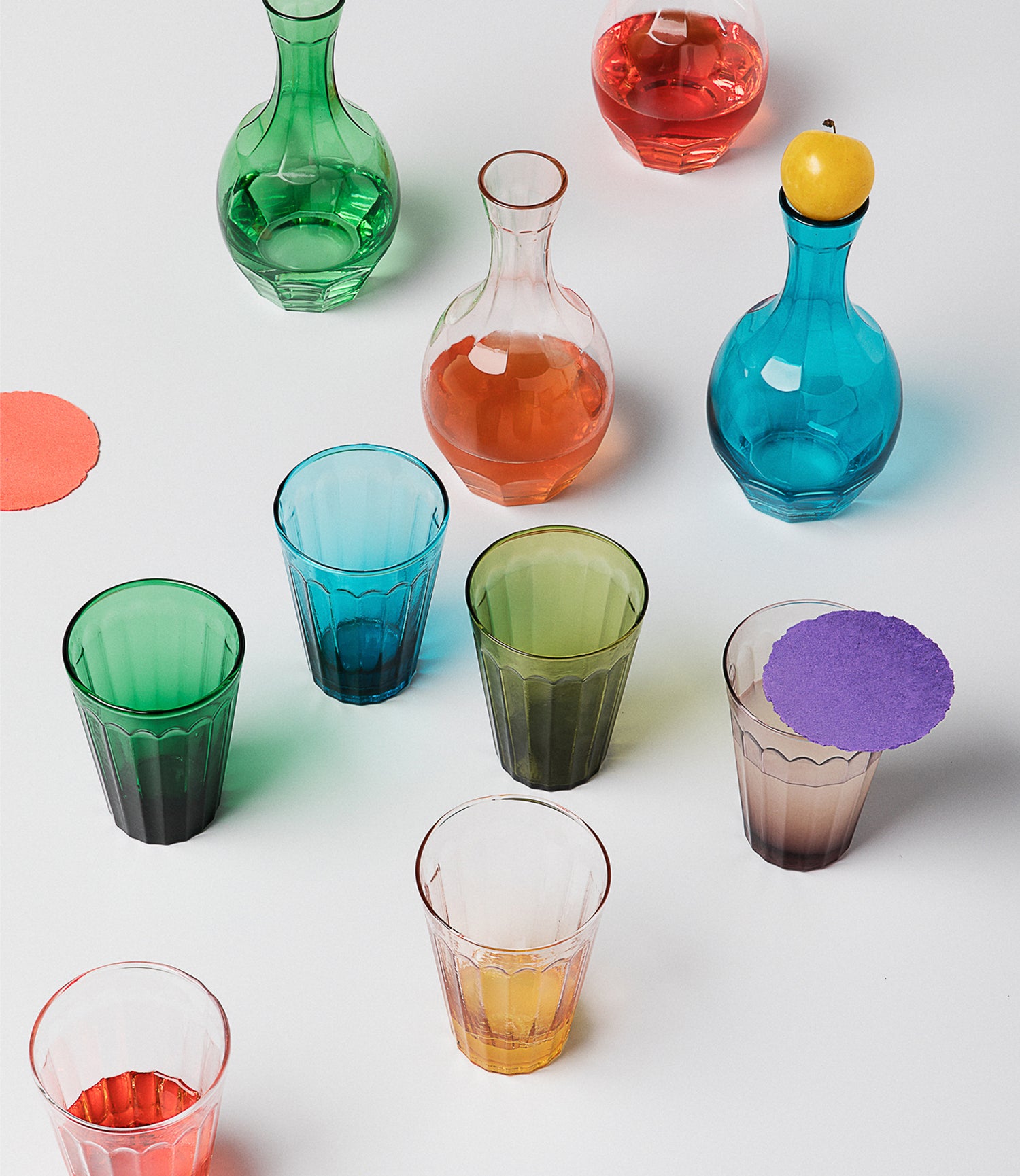 Set 6 Bicchieri Acqua Oliva