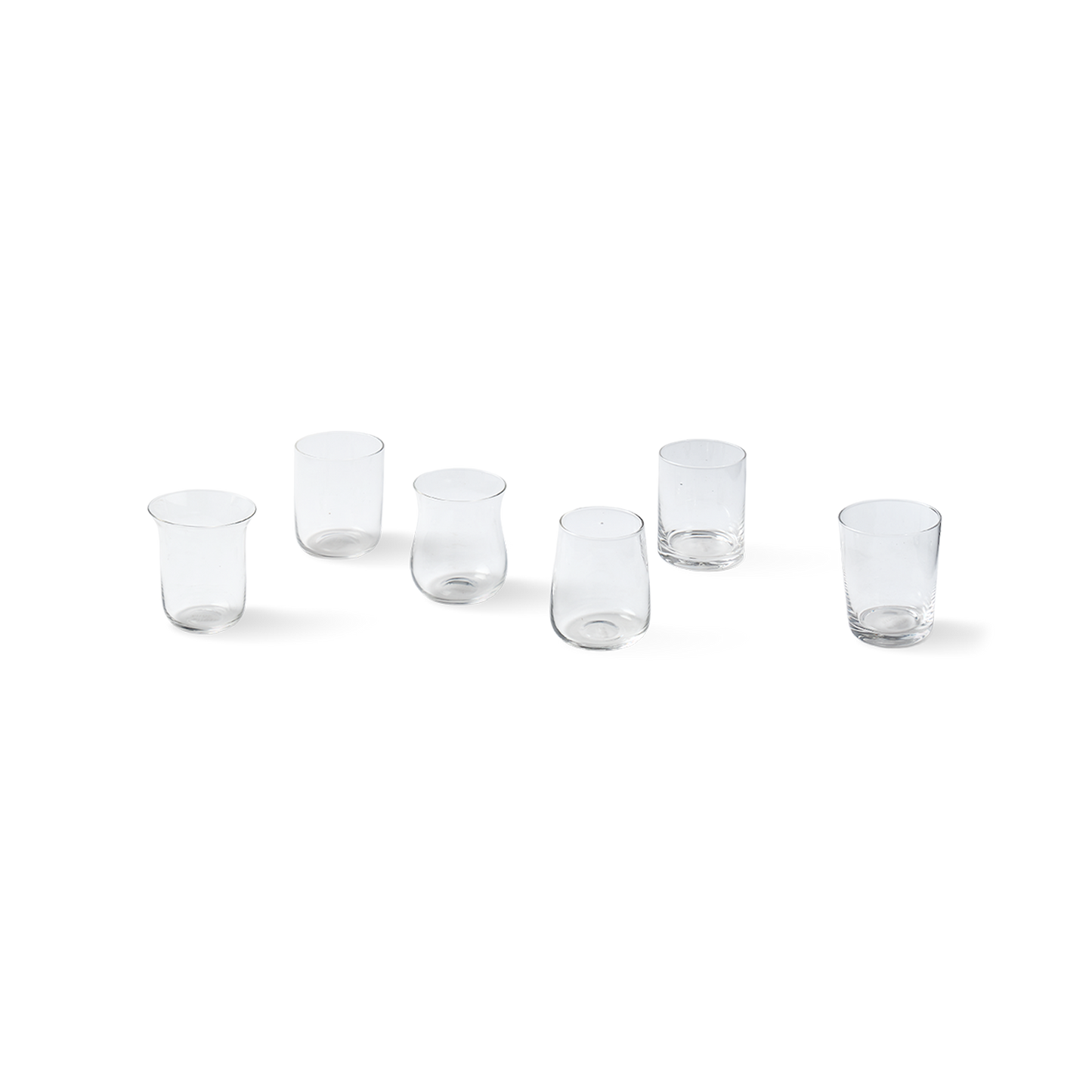 Set 6 Tumblers Clear