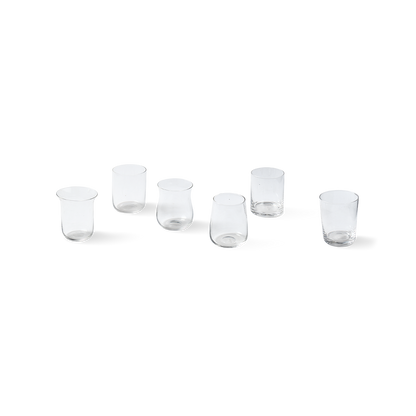 Set 6 Tumblers Clear