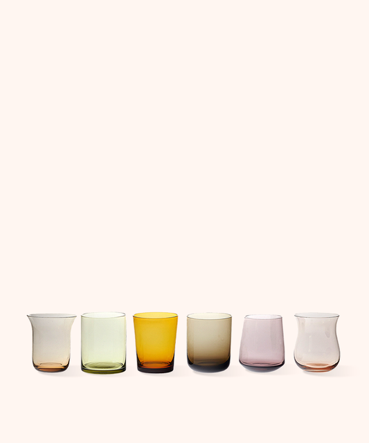 Set 6 Tumbler Nuance Ambra/Rosa