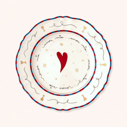 Heart Dinner Plate