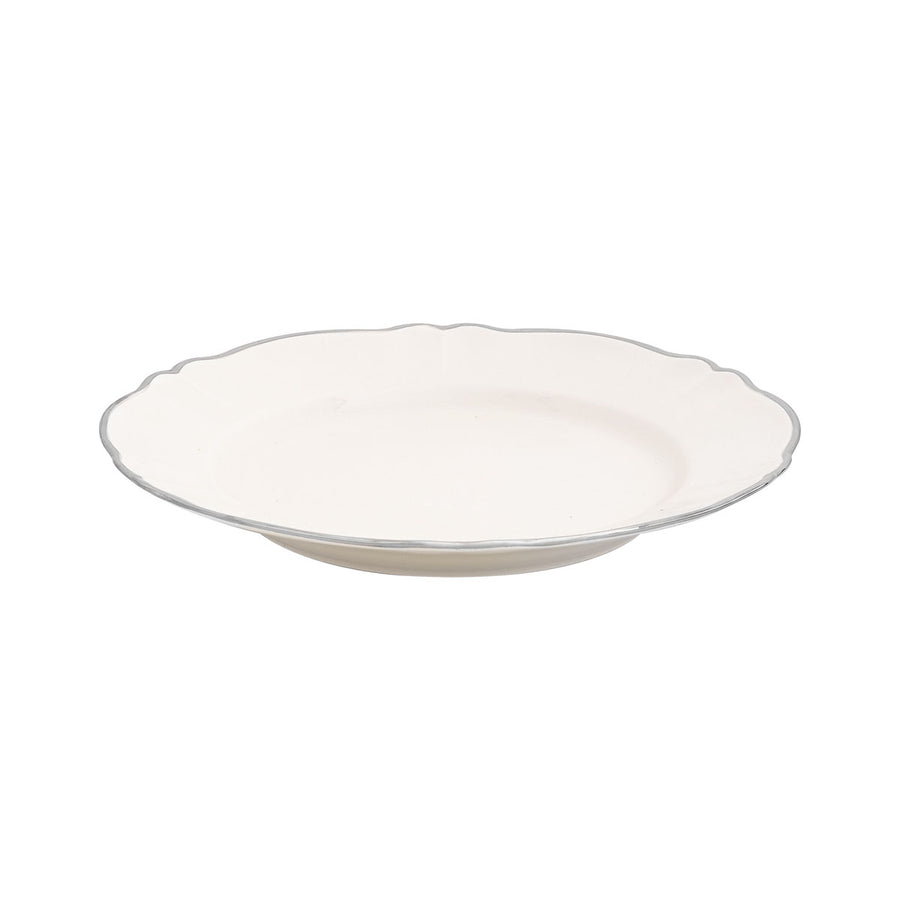 Ivory Fruit plate platinum rim