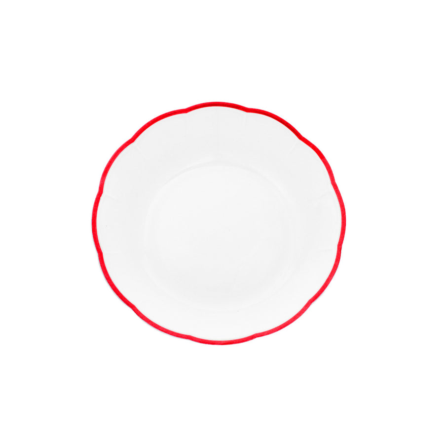 Red Coupe Deep Plate
