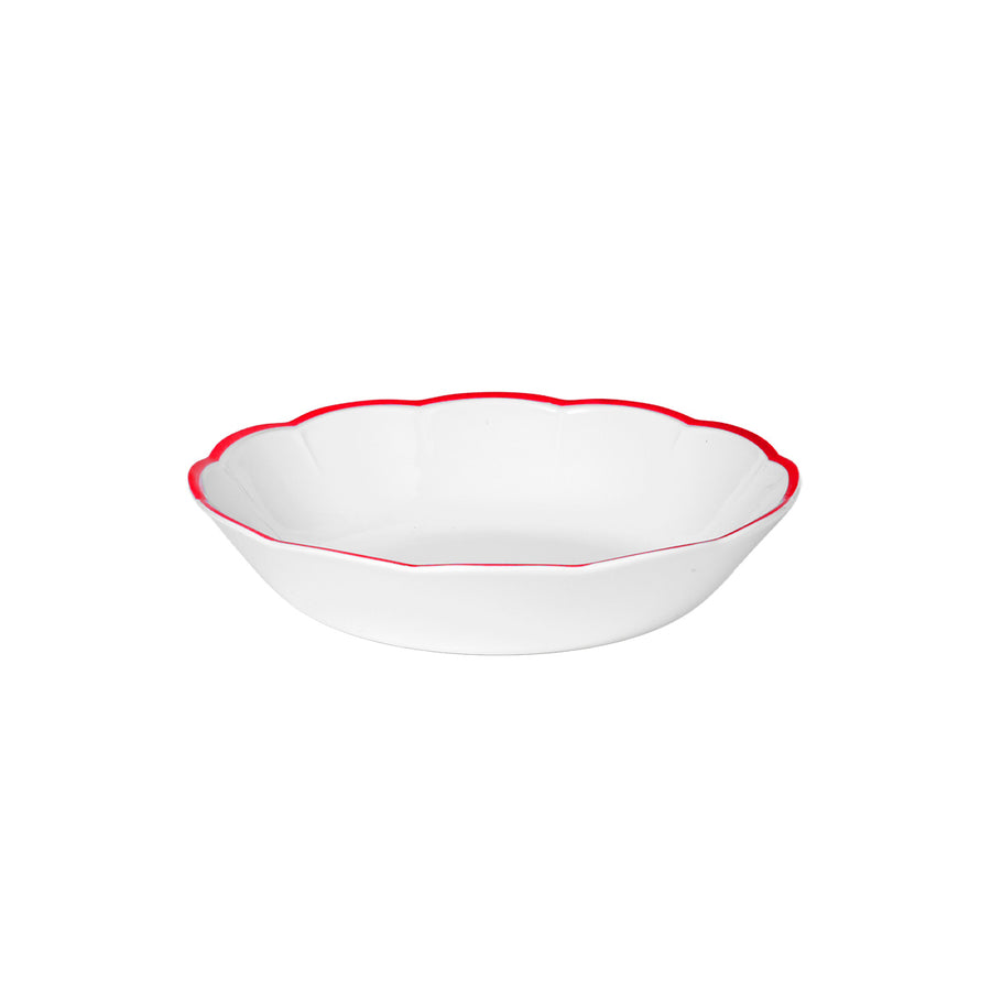 Red Coupe Deep Plate