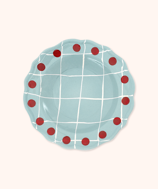 Piatto Fondo Azzurro