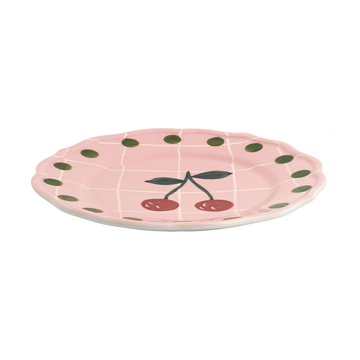 Piatto Frutta Rosa