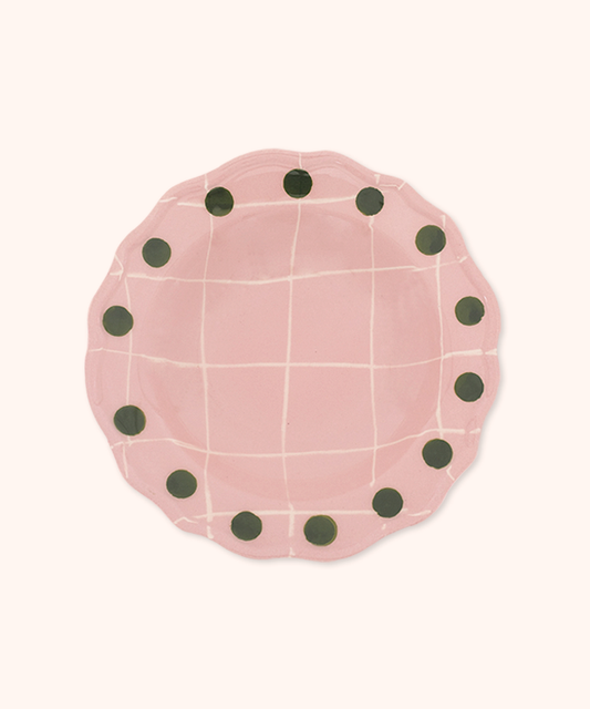 Piatto Fondo Rosa