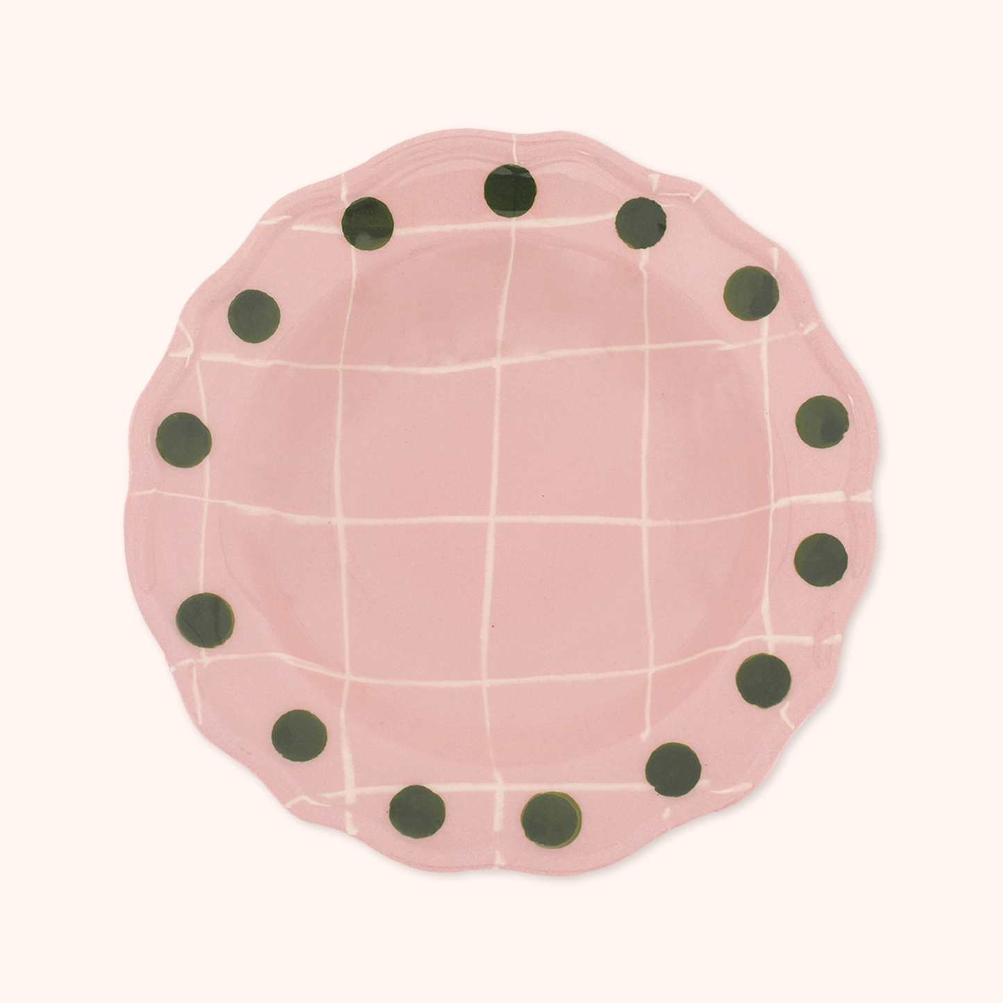 Piatto Fondo Rosa