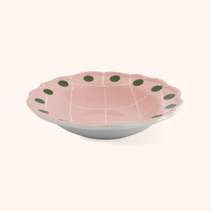 Piatto Fondo Rosa