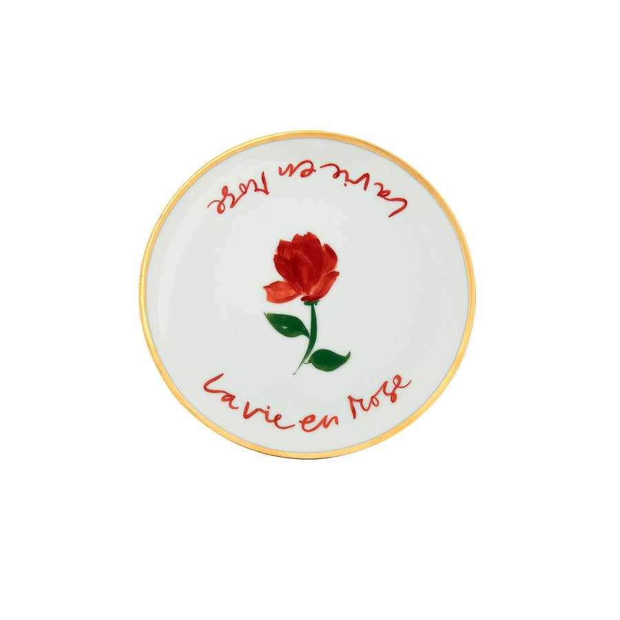 Plate La vie en rose