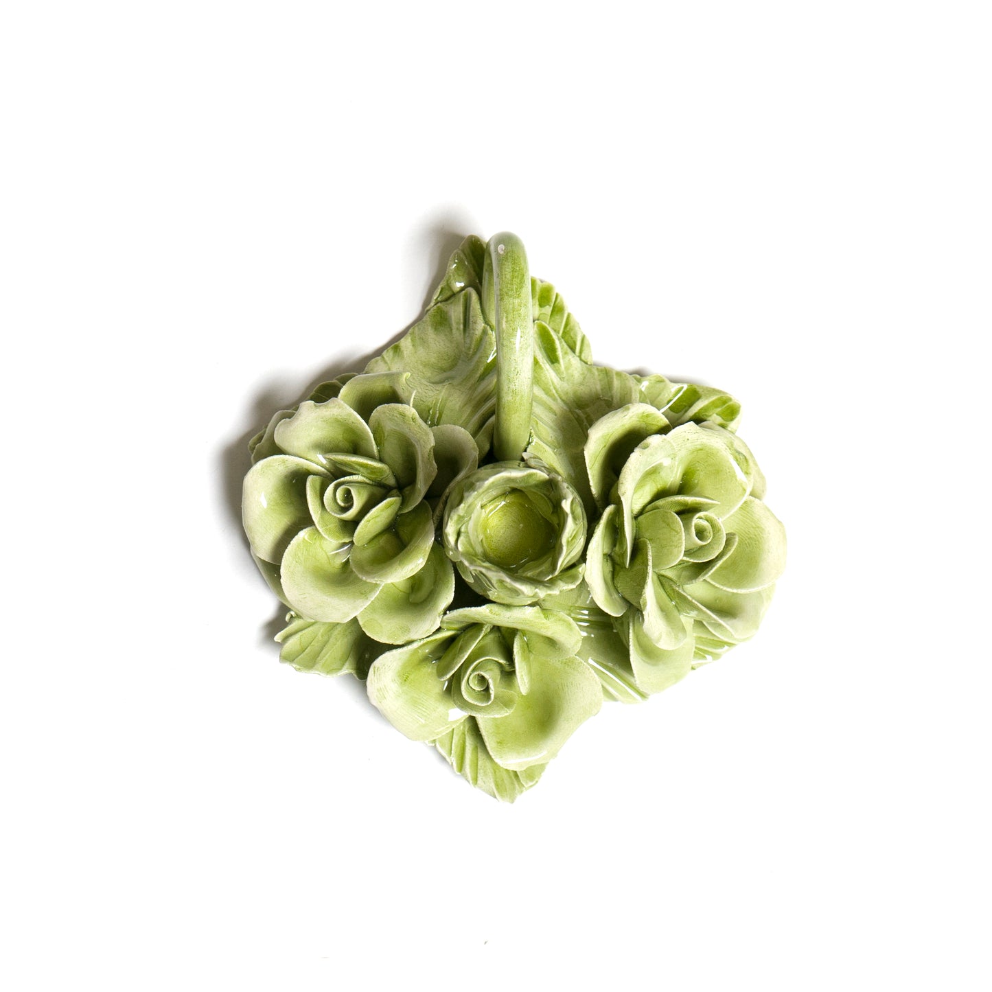 Portacandela con Anello Verde