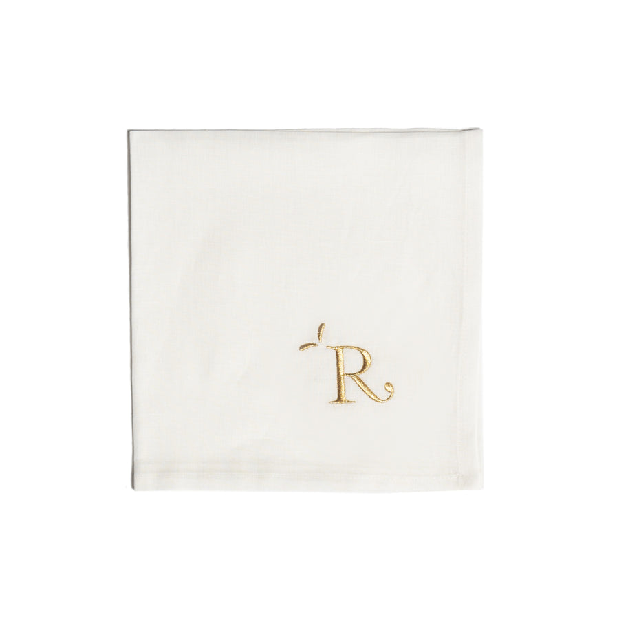 Napkin letter R