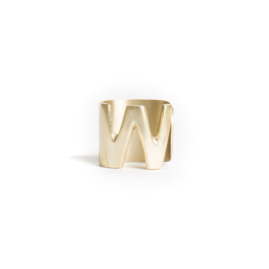 Napkin Holder - Letter W