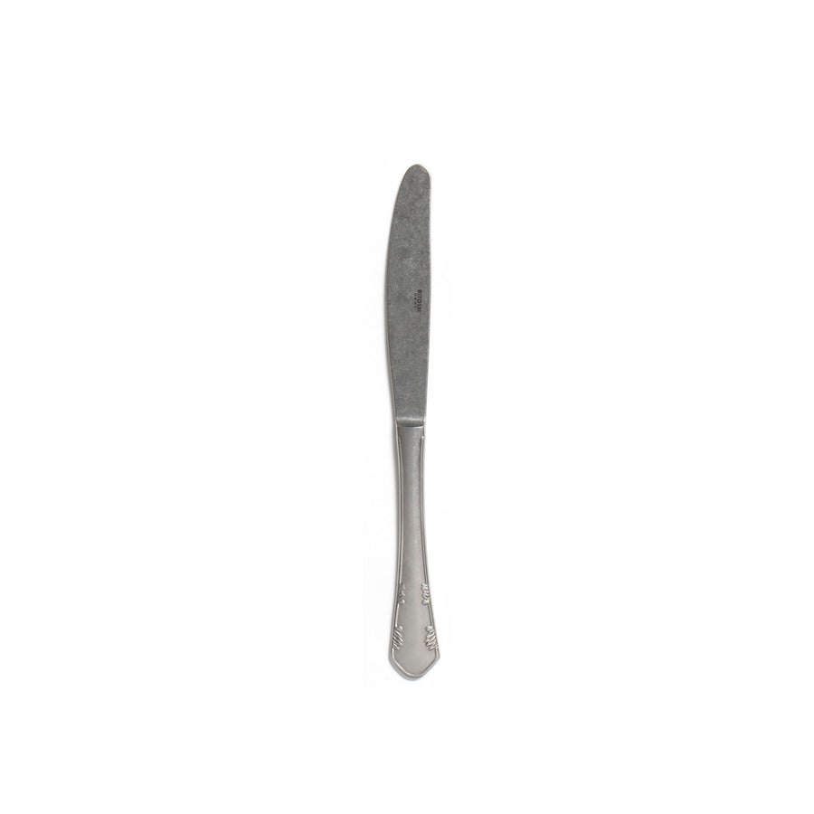 Steel knife matt finish