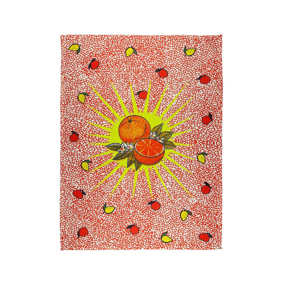 Tea Towel Orange Subject