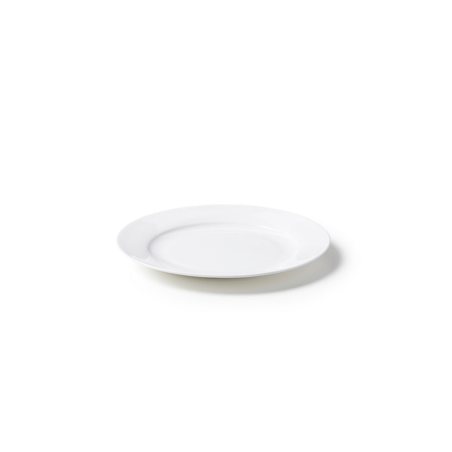 Piatto per la frutta in ceramica Bone China, colore bianco