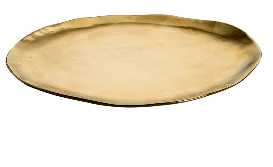 sottopiatto finitura dorata irregolare