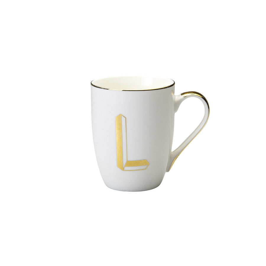 Mug Letter L H 10,3 Ø 8,2 cm