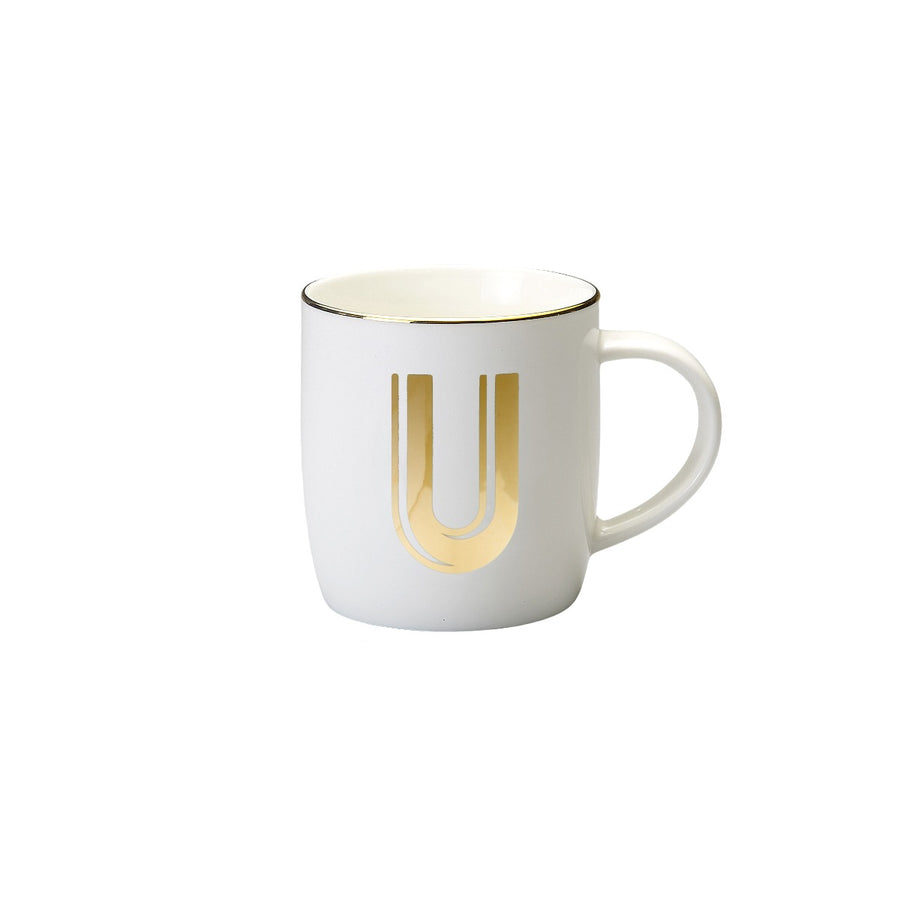 Mug Letter U 8,6 Ø 9,2H cm