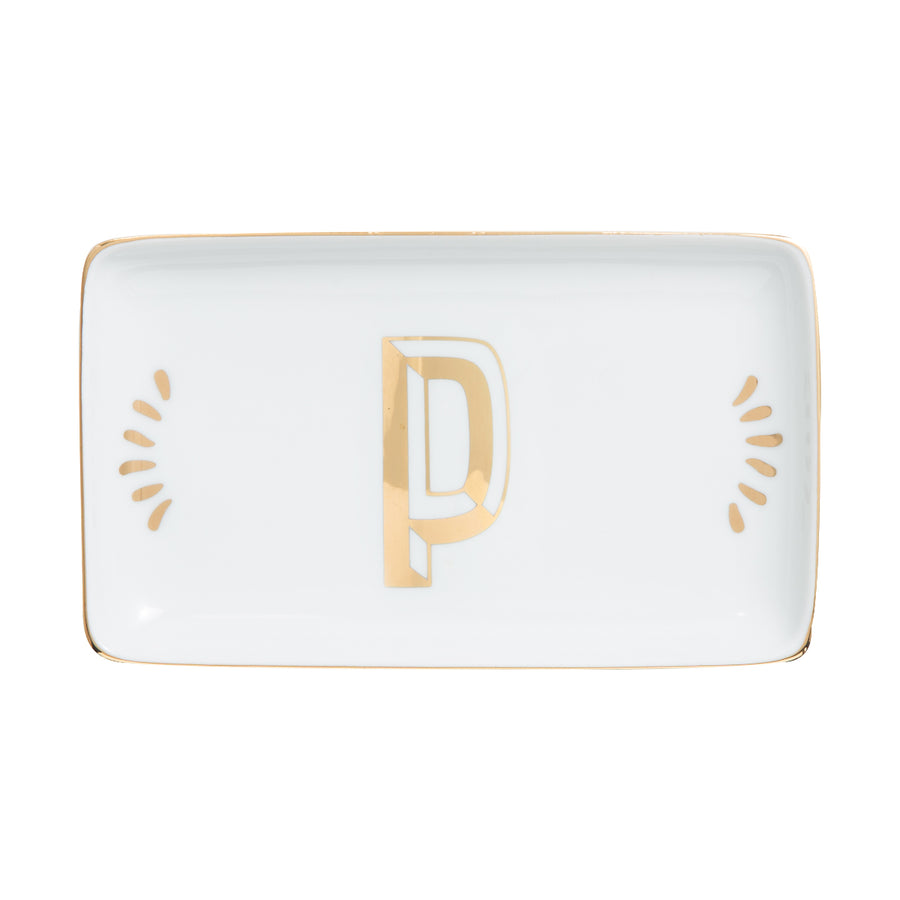 Rectangular Tray Letter P