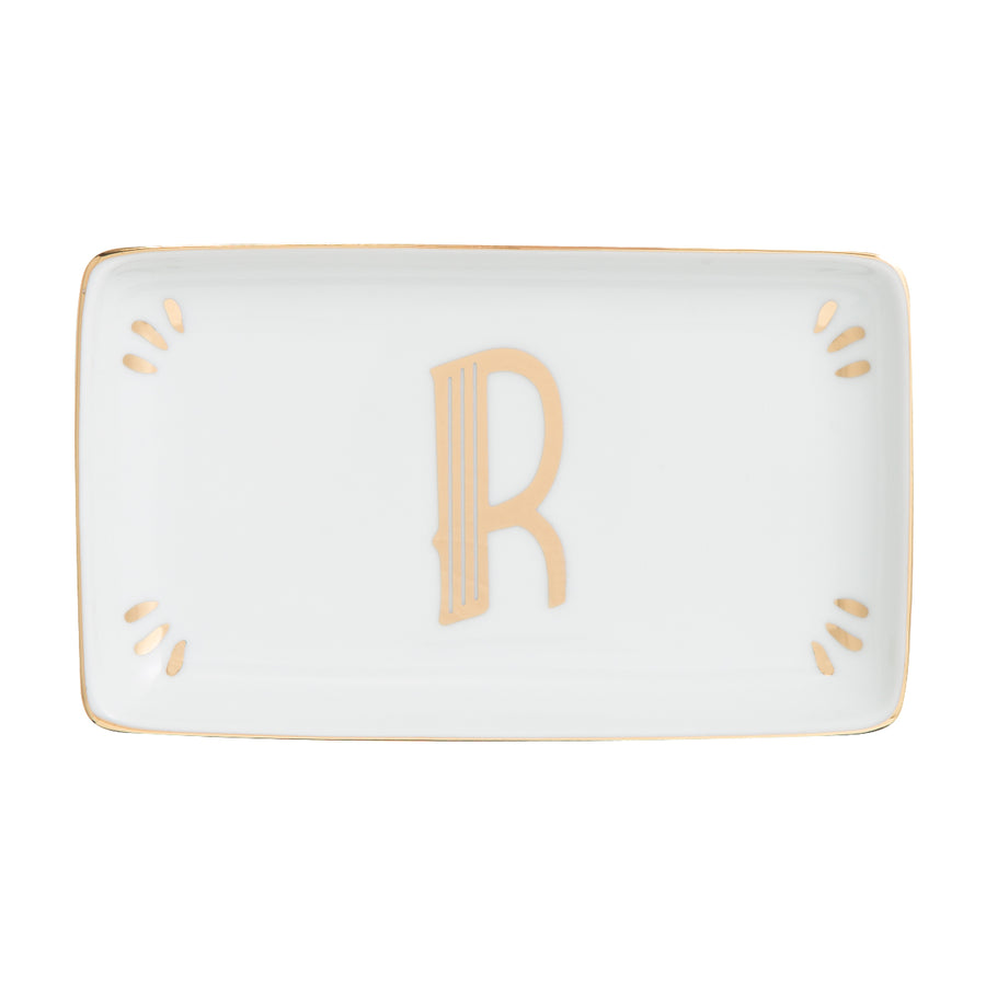Rectangular Tray Letter R