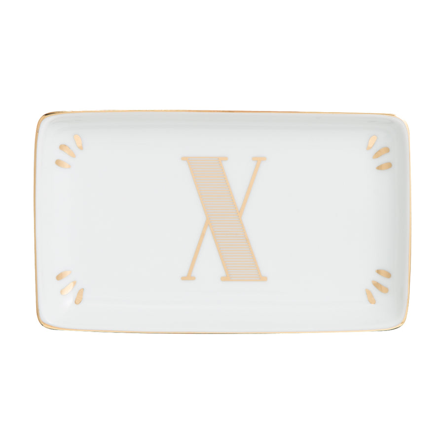 Rectangular Tray Letter X