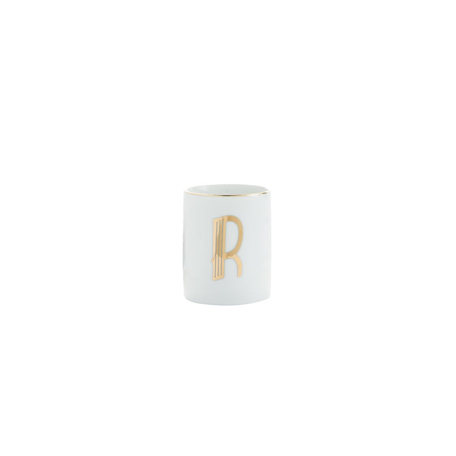 Bicchiere lettera R