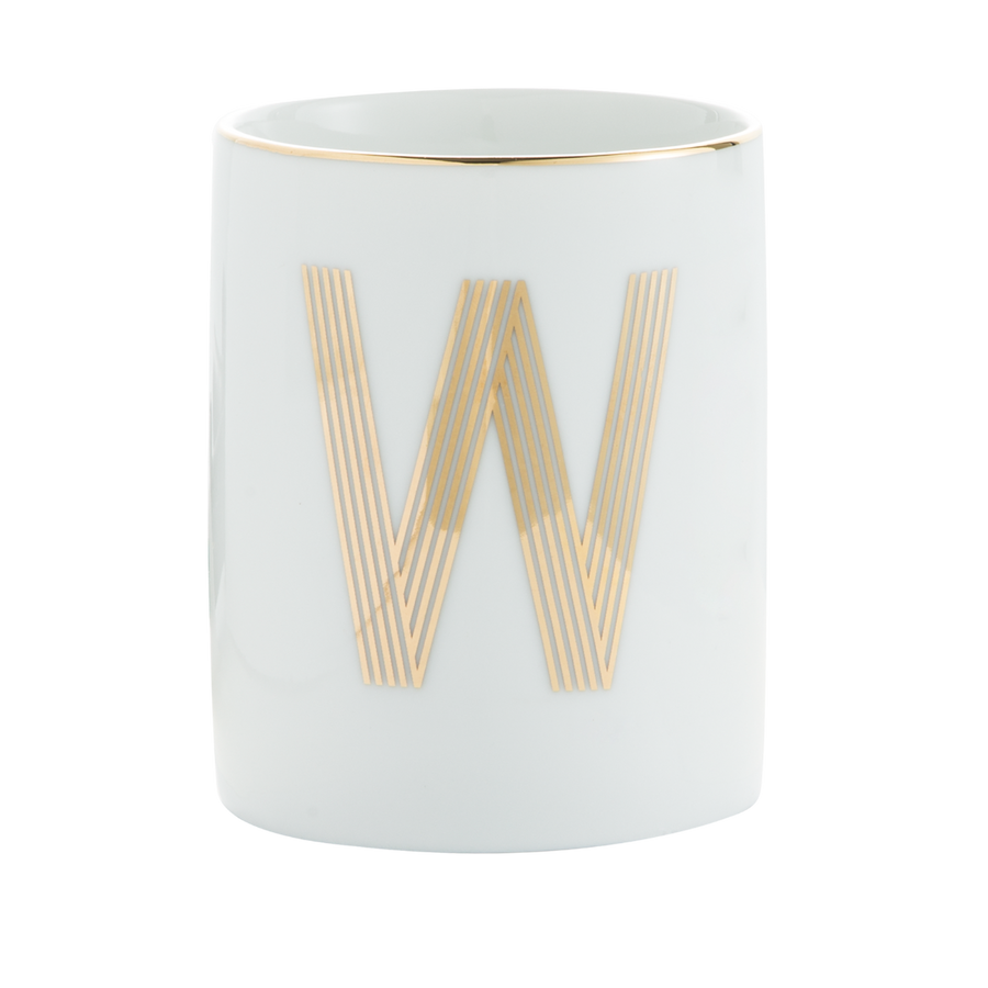 Bicchiere lettera W