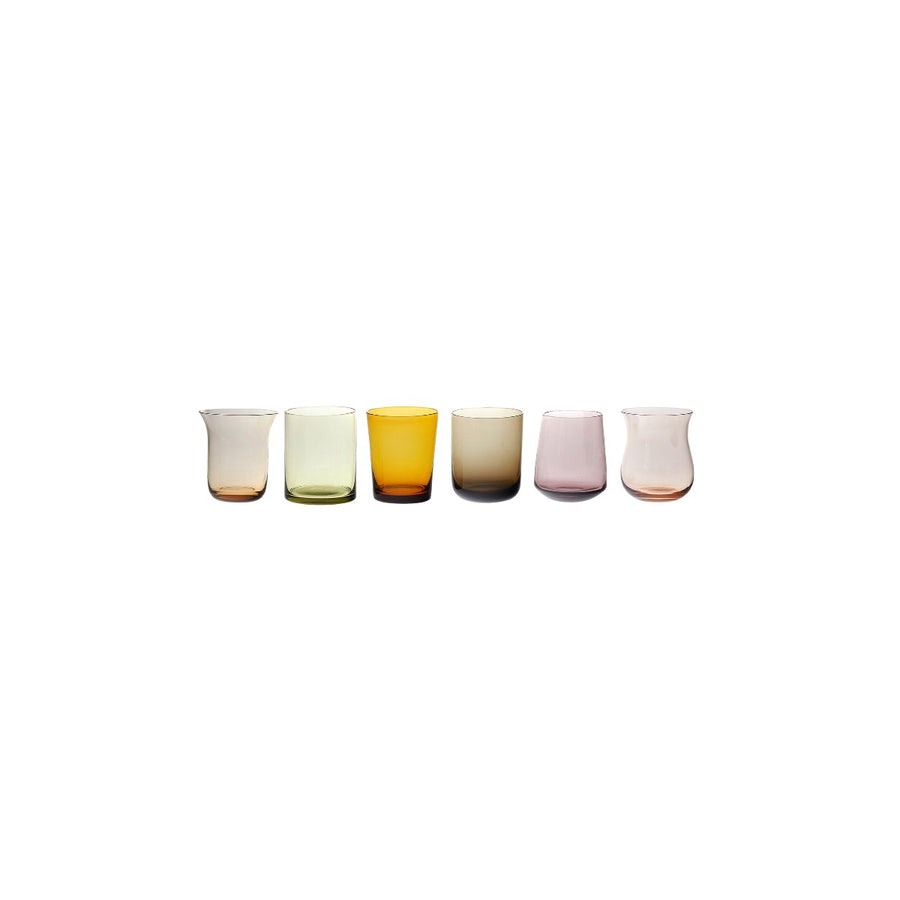 Set 6 Liqueurs Mixed Shapes