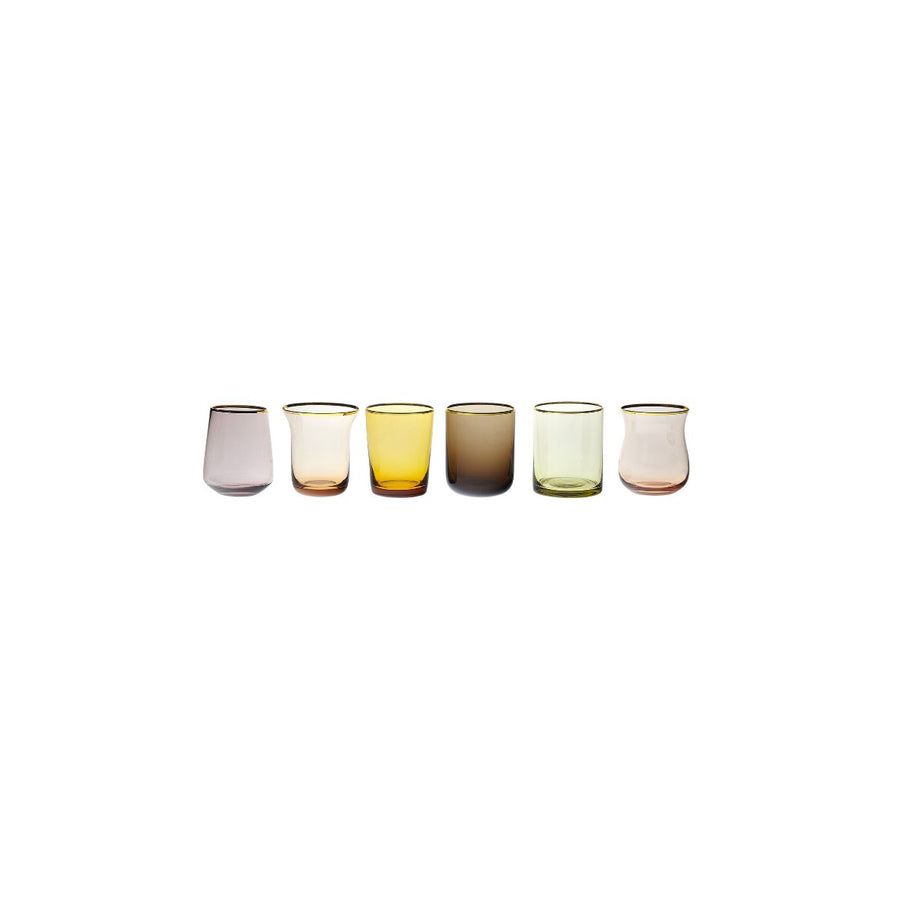 Set 6 Liqueurs Mixed Shapes
