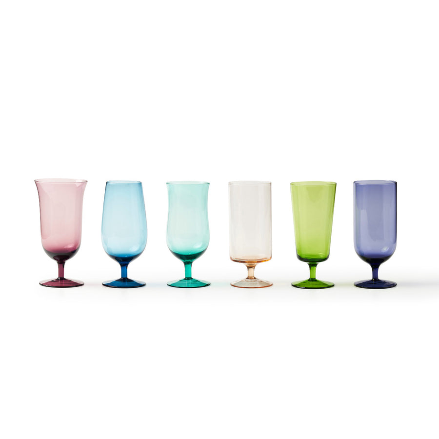Set 6 Bicchieri Birra Forme Assortite